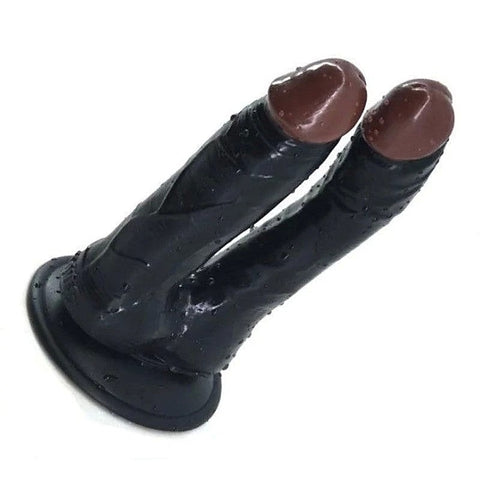 Double Dildo With Suction Cap by FAAK