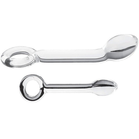 Blown Glass G-Spot Dildo with Loop by Spartacus