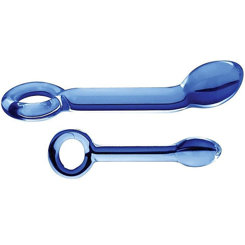 Blown Glass G-Spot Dildo with Loop by Spartacus