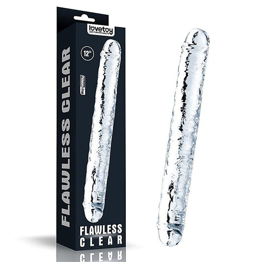 Flawless Clear Double Dildo by Lovetoy