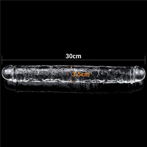 Flawless Clear Double Dildo by Lovetoy