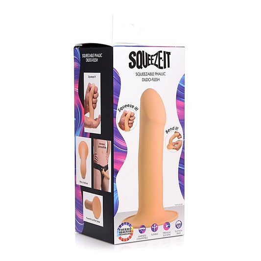 Squeeze-It Squeezable Phallic Dildo by XR Brands