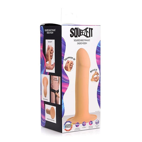 Squeeze-It Squeezable Phallic Dildo by XR Brands