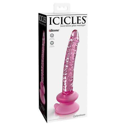 Icicles #86 Realistic Glass Dildo by Pipedream