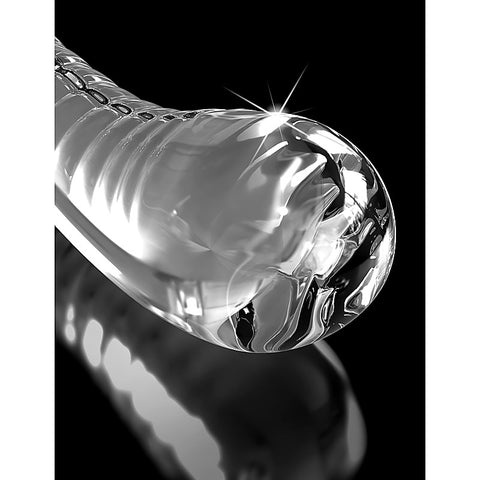 Icicles No. 88 Suction Cup Base Glass Dildo by Pipedream