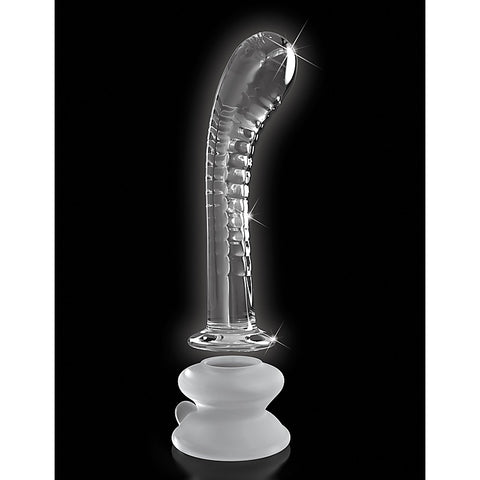 Icicles No. 88 Suction Cup Base Glass Dildo by Pipedream