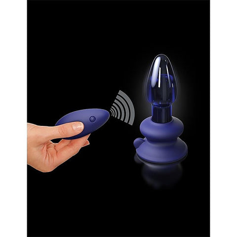 Icicles No 85 Rechargeable Glass Butt Plug by Pipedream