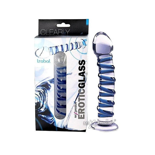 Swirly Glass Dildo by Maxpassion