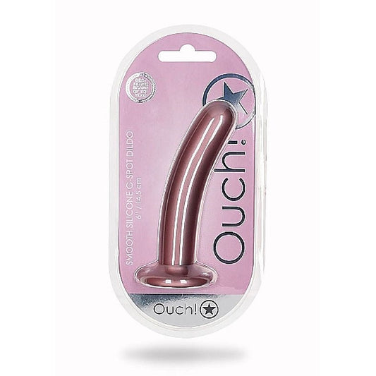 OUCH! Smooth Silicone G-Spot Dildo by Shots Toys
