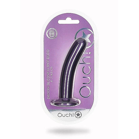 OUCH! Smooth Silicone G-Spot Dildo by Shots Toys