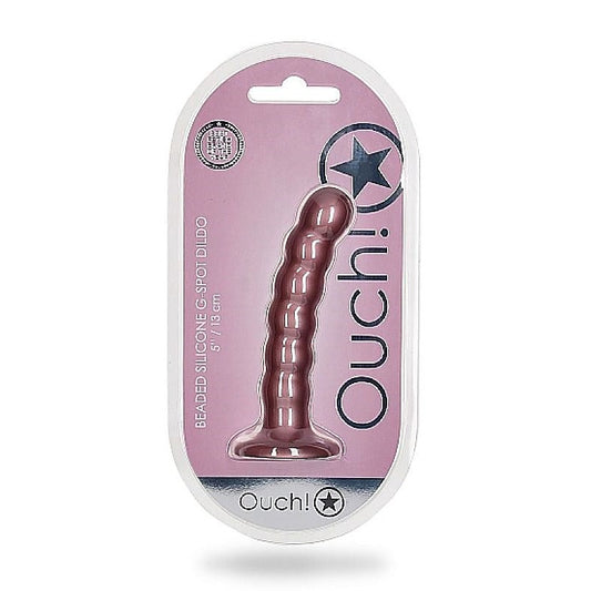 OUCH! Silky Smooth Beaded G-Spot Stimulator by Shots Toys