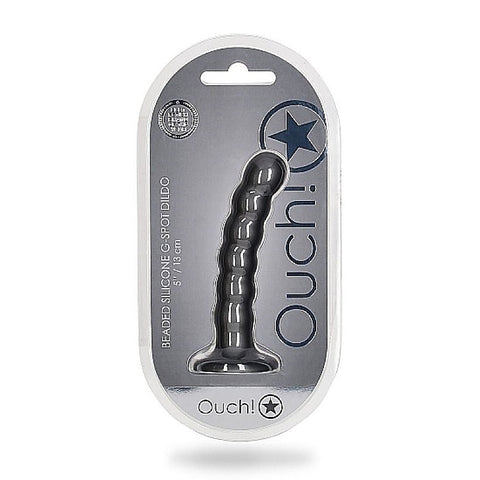 OUCH! Silky Smooth Beaded G-Spot Stimulator by Shots Toys