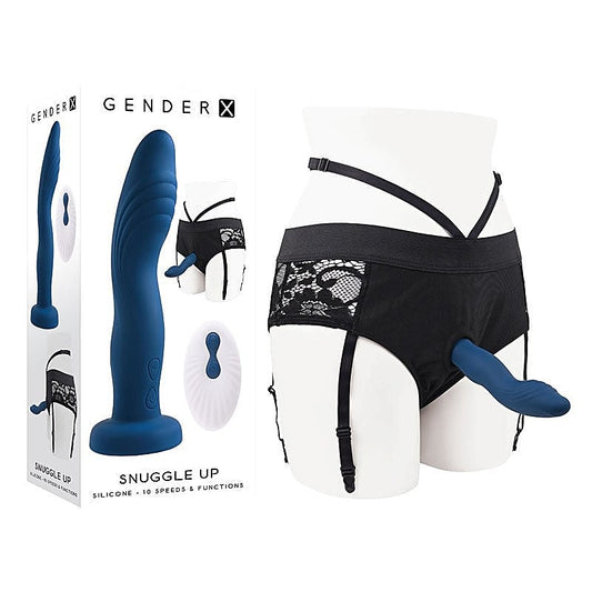 Snuggle Up Dual-Motor Strap-On by Evolved