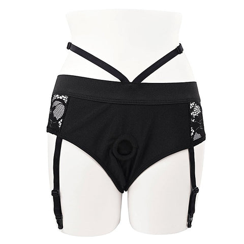 Snuggle Up Dual-Motor Strap-On by Evolved