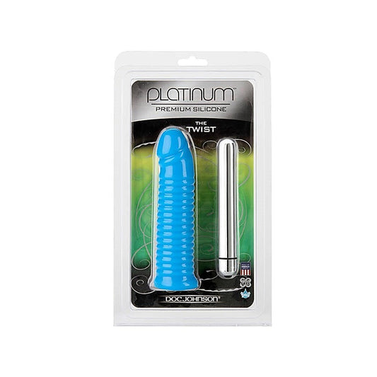 The Twist Ribbed Design Dildo by Doc Johnson
