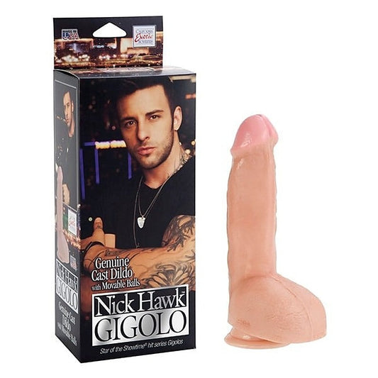 Nick Hawk Gigolo Genuine Cast Dildo by California Exotics