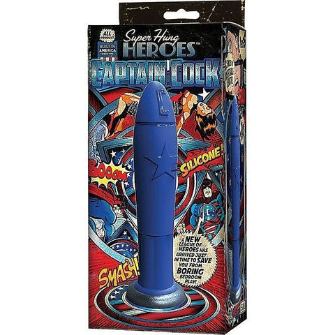 Super Hung Heroes Captain Cock Anal Dildo by Doc Johnson