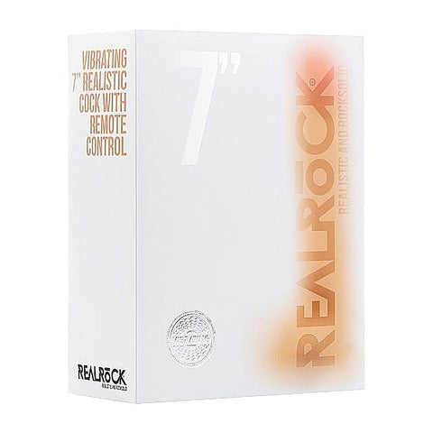 Realrock's Lifelike 7" Vibrating Cock by Shots Toys
