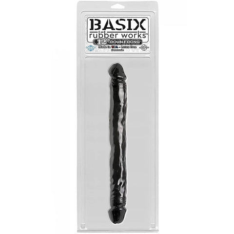 Basix 12 Inch Double Ender Realistic Dong