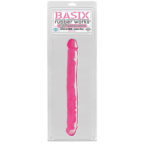 Basix 12 Inch Double Ender Realistic Dong