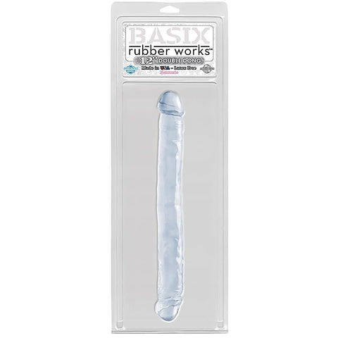 Basix 12 Inch Double Ender Realistic Dong