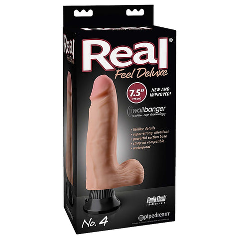 Real Feel Deluxe No. 4 Realistic Dildo by Pipedream