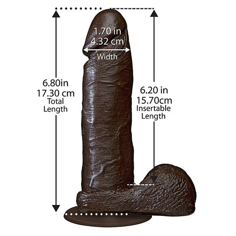 The Realistic Cock with Balls 6 Inch by Doc Johnson