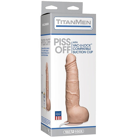 TitanMen Piss Off Realistic Cock Vanilla by Doc Johnson