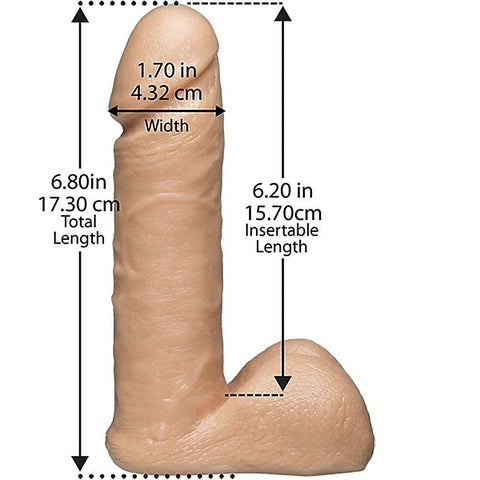 Vac-U-Lock 6 Realistic Cock by Doc Johnson
