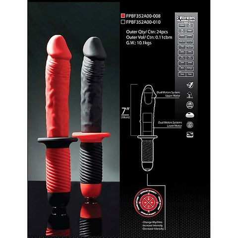 Mr. E and Mr. Z 7 Inch Silicone Vibrator