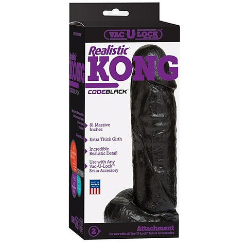 Code Black Realistic Kong by Doc Johnson