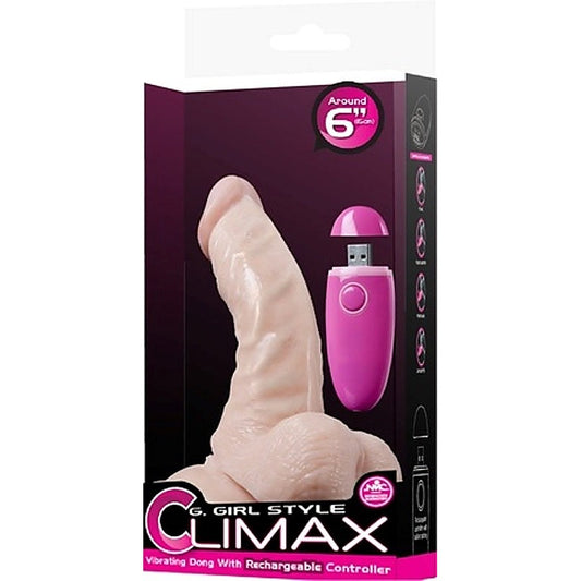 G-Girl Style Climax Vibrating 6" Dong Version 3