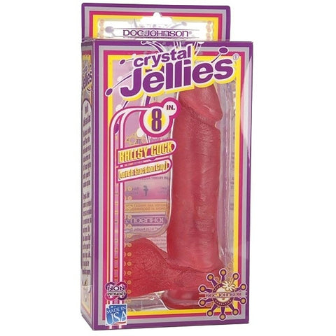 Crystal Jellies 8 Ballsy Cock with Suction Cup Base