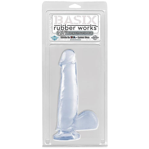 7.5 Inch Thin Suction Cup Realistic Dong by Pipedream Basix