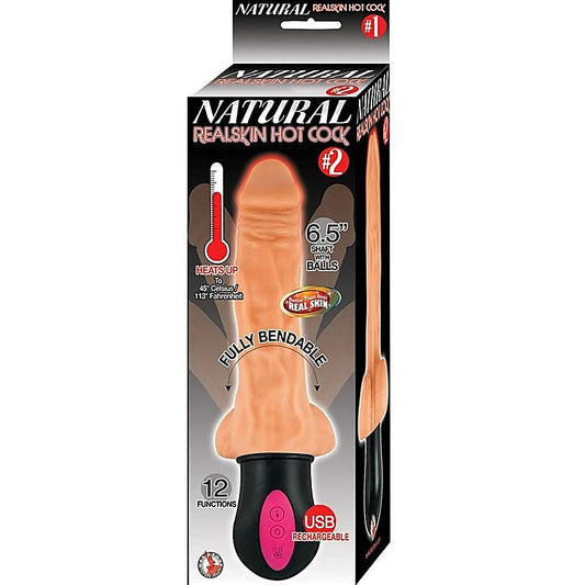 Natural Realskin Hot Cock With Balls by Nasstoys