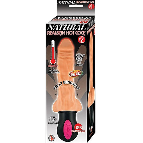 Natural Realskin Hot Cock With Balls by Nasstoys
