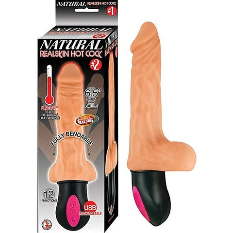 Natural Realskin Hot Cock With Balls by Nasstoys