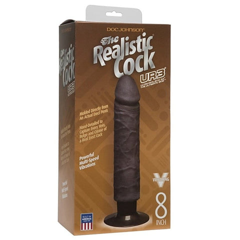 The Realistic Cock UR3 Vibrating 8 in. by Doc Johnson
