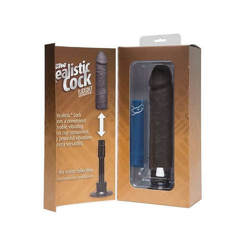 The Realistic Cock UR3 Vibrating 8 in. by Doc Johnson