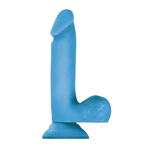 Colours 2X 6 in. Dual Density Blue by NS Novelties