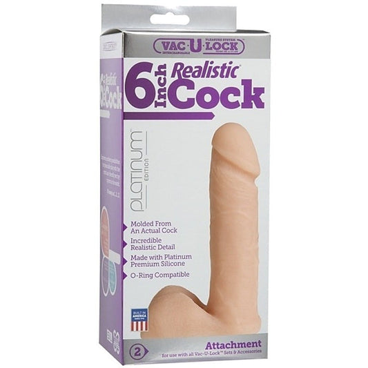 The Realistic Cock 6 Inch by Doc Johnson