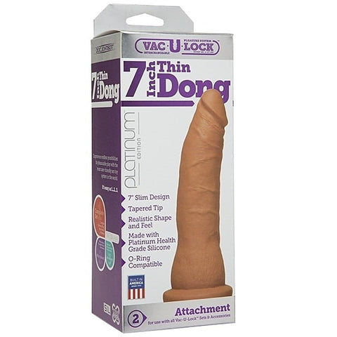 Vac-U-Lock Platinum Edition 7 Inch Thin Dong by Doc Johnson