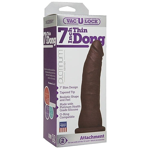 Vac-U-Lock Platinum Edition 7 Inch Thin Dong by Doc Johnson