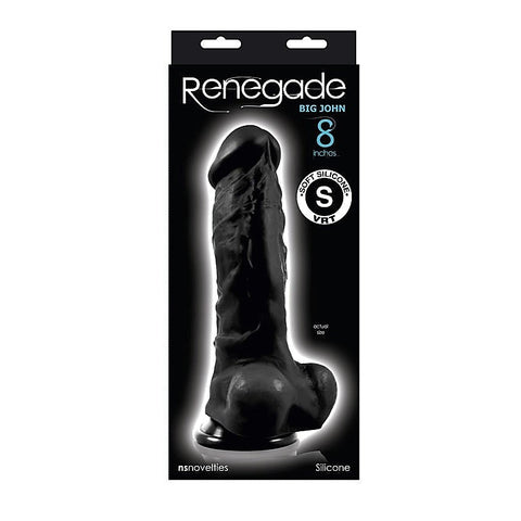 Renegade Big John Black Silicone by NS Novelties