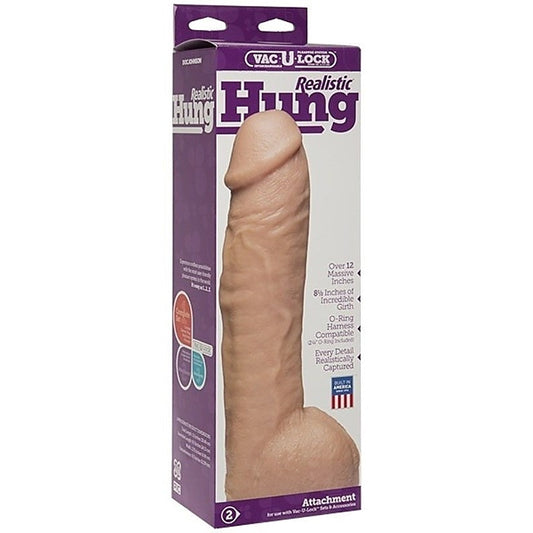 Vac-U-Lock Realistic Hung by Doc Johnson