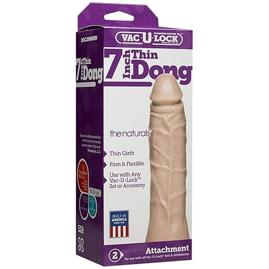 7 inch Thin Dong The Naturals by Doc Johnson