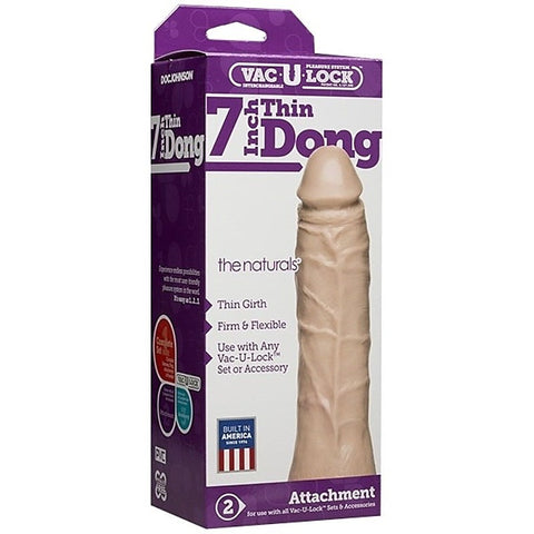 7 inch Thin Dong The Naturals by Doc Johnson