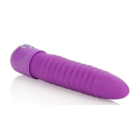 Waterproof Power Stud Ribbed Purple by California Exotics