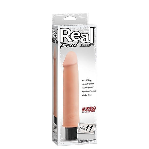 Real Feel Lifelike Toyz No. 11 Vibrating Cock