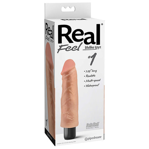 Real Feel Lifelike Toyz No. 1 Vibrating Dong by Pipedream
